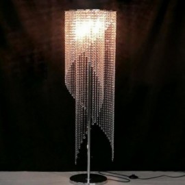 Modern Standing Lighting Raindrop Home Decorative K9 Crystal Lamp Floor Light