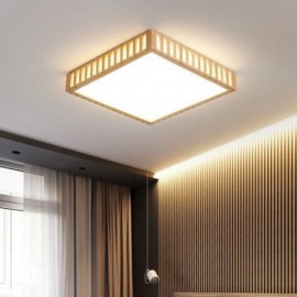 Japanese Ceiling Lamp Square Wood Ceiling Lamp