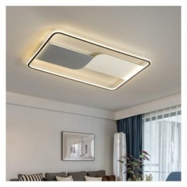 Modern Ceiling Lights Fixture Rectangular Flush Mount Ceiling Lamps 90*60cm