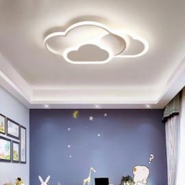 Modern Creative Acrylic Lights Cloud Shape Children Room Flush Mount Ceiling Light