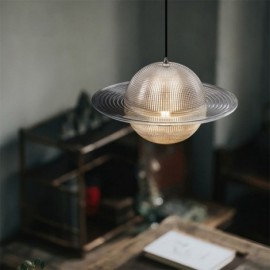 Modern Glass Pendant Light UFO Shape Ceiling Lamp
