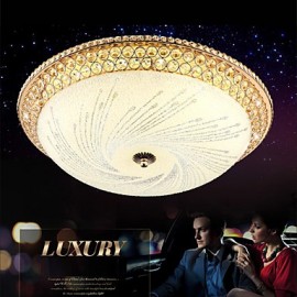 60W Modern Luxury LED Crystal Light Living Room LED Absorb Dome Light SMD Double-Color Diameter 50CM