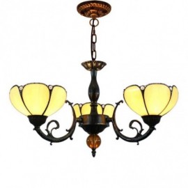 Modern Stained Glass Pendant Lamp Glass Chandelier