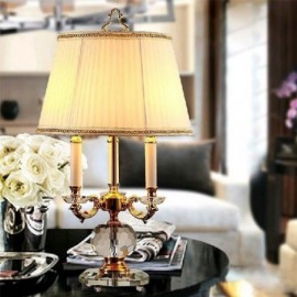 American Candle Style Table Lamp Study Decorative Desk Lamp