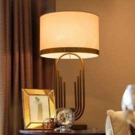 Modern Golden Table Lamp Paper Clip Desk Lamp Study Bedside Decoration Lamp