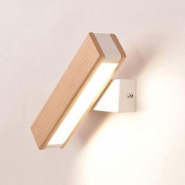 Europe Solid Wood Wall Lamp Bedside Wall Lighting Modern Simplicity Study Lamps