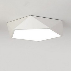 Modern/Contemporary LED / Bulb Included Painting Metal Flush Mount Bedroom / Dining Room / Kitchen / Study Room/Office / Hallway