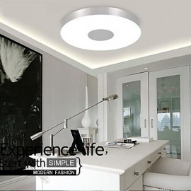 Modern/Contemporary LED / Bulb Included Brushed Metal Flush MountLiving Room / Bedroom / Dining Room / Kitchen / Study Room/Office /